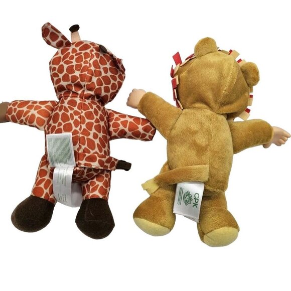Cabbage Patch Kids Cuties Zoo Friends Lion And Giraffe Dolls - Picture 6 of 12